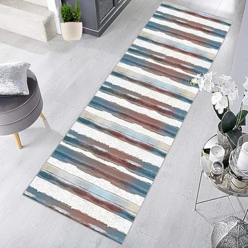 Alfombra de bambú para cocina con diseño moderno lavable 8