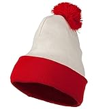 Red White Long Beanie - Waldo Costume