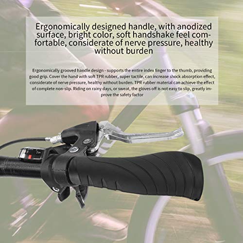 Allnice Bike Handlebar Grips Comfort Bike Grips Fit For 22.2Mm Bicycle Handlebar (Black) (Ab) #TOP5