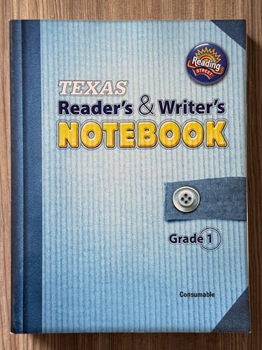 TX Reader's & Writer's Notebook grade 1 pour apprendre à lire et écrire à la maison