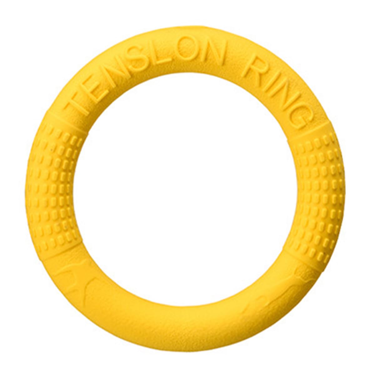 Tiardey Dog Fitness Ring,Dog Bite Ring,Dog Training Ring,Pet Dog Outdoor Training Equipment,Training Ring for Small Medium Large Dogs (Yellow
