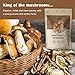 GRELIM Dried Porcini Mushrooms, New Season Sun Dried Wild Porcini All Natural, Vegan, Easy Preparation and Rehydrate Ideal for Sauces, Risottos 3 oz