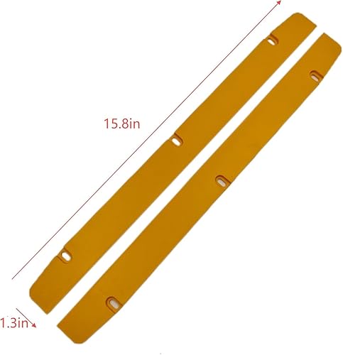 Miniatura 2 de 395672-00 Placa de corte para sierra ingletadora para DW708 DW708-B2 DW708-BR DW708 Tipo 1, 2 y 4, amarillo, 2 unidades