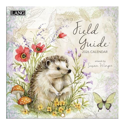 Lang, Field Guide 2026 Mini Wall Calendar, 7'' X 7'', 12-Month Calendar with Stapled Binding
