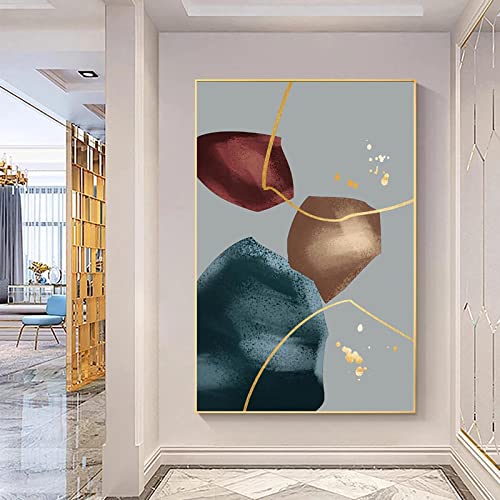 Toile impression mur art affiche abstrait pour revitaliser un mur blanc vide - 4