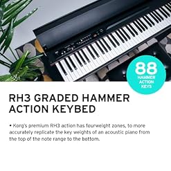 Korg LP-380U – Digital Piano with Stand – Black - Les Beatles, Paul McCartney, John Lennon, RIngo Starr, George Harrison Korg LP-380U - Digital Piano with Stand - Black – Image 7