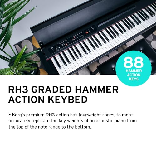 Korg LP-380U – Digital Piano with Stand – Black - Les Beatles, Paul McCartney, John Lennon, RIngo Starr, George Harrison Korg LP-380U - Digital Piano with Stand - Black – Image 8