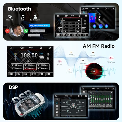 Radio para auto con pantalla táctil de 8 pulgadas miniatura 4