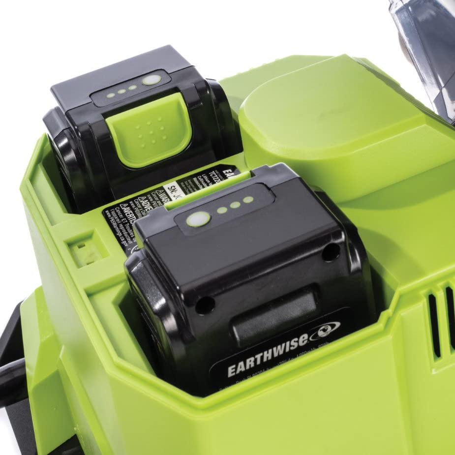 Image of Earthwise TC722011 11 inch 2x20V Cordless Electric Garden Tiller Cultivator
