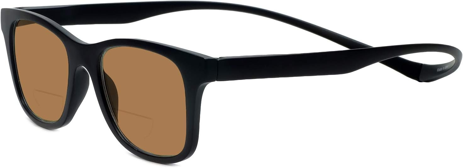 Magz Chelsea Magnetic Polarized Bi-Focal Sunglasses – Rear Connecting Magnetic Earpieces | Bi-Focal Readers for Men & Women