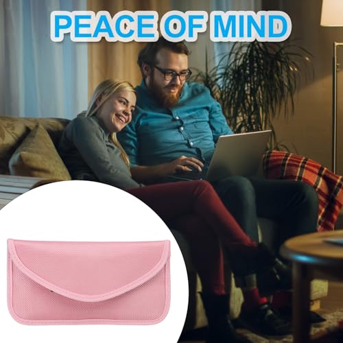 Cartera de blindaje PATIKIL rosa contra el robo de datos y clonación de llaves 5