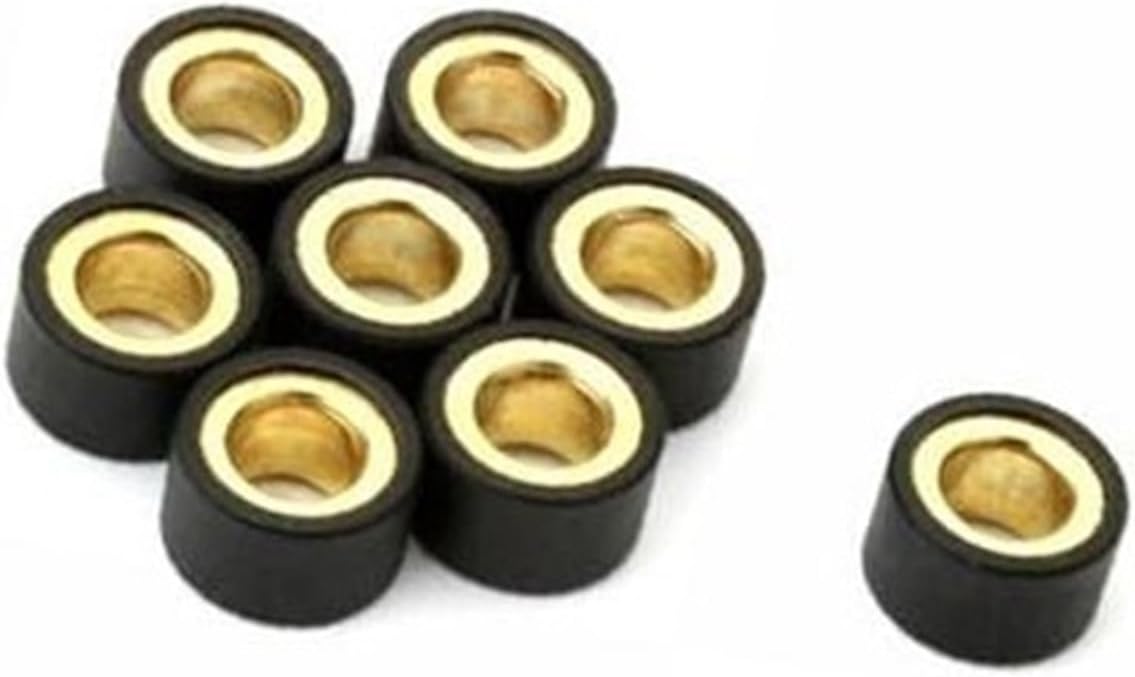 8PC Performance Variator Roller Weights 9g 13g 14g 20x12mm, for Majesty X-City X-Max 250cc YP250 Skateboard Pulley Weight(BLACK 20x12mm 13g)