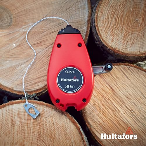 Hultafors Schlagschnur-Rolle 30 Meter I Made in EU I Langlebige Schlagschnur aus Baumwoll-Polyester Gemisch in ABS Gehäuse I Für 100g Schlagschnurpulver I Ideal für Draußen I 652113