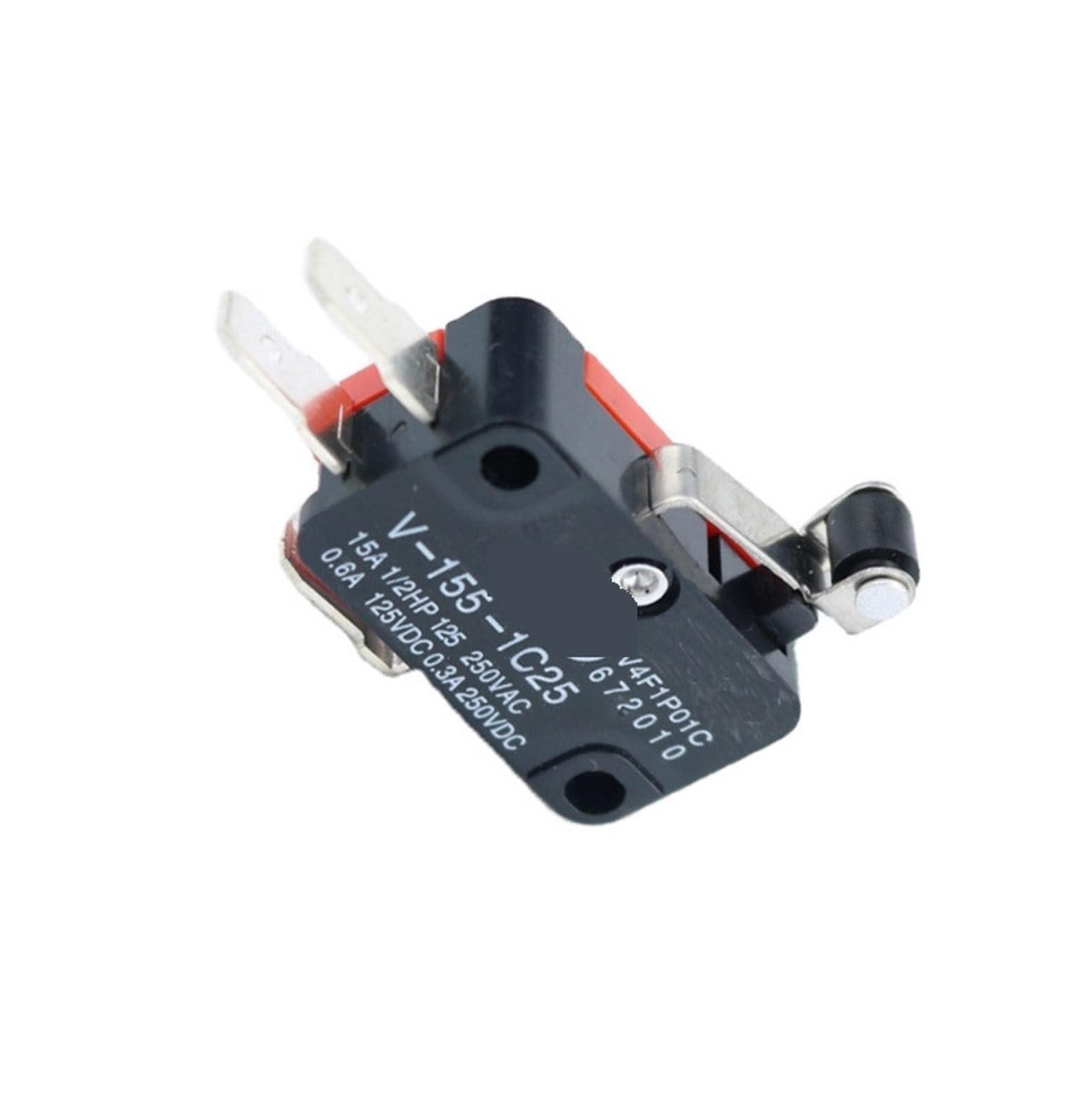 10 Uds V-155-1C25 interruptores 15A, botón pulsador SPDT interruptor de límite de acción momentáneo, interruptores de viaje