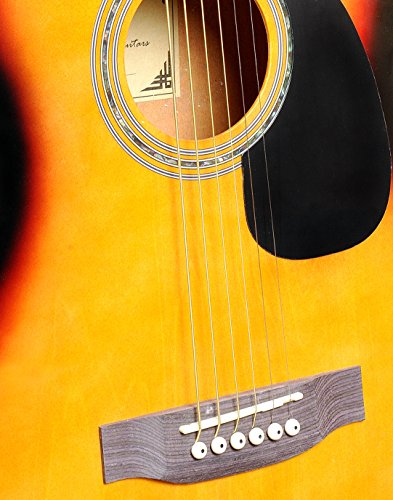 Image of CLAYTON 39 inch Semi-Acoustic Cutaway Guitar with Lindenwood Top, side and back - Rosewood fingerboard - Okoume neck - MC39CEQSB (Sunburst)