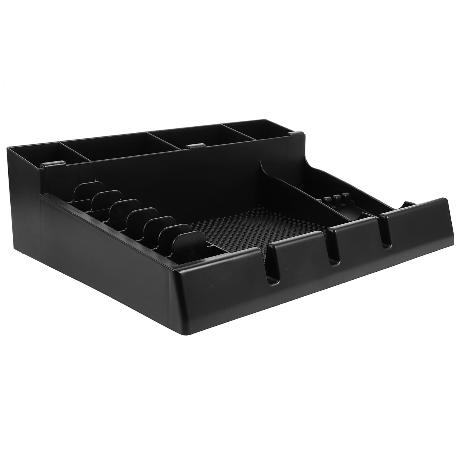 Beavorty Vassoio per Tagliacapelli in Abs Organizer per Protezione Tagliacapelli Custodia per Strumenti da Vassoio da Salone per Pettini e Guide di Taglio