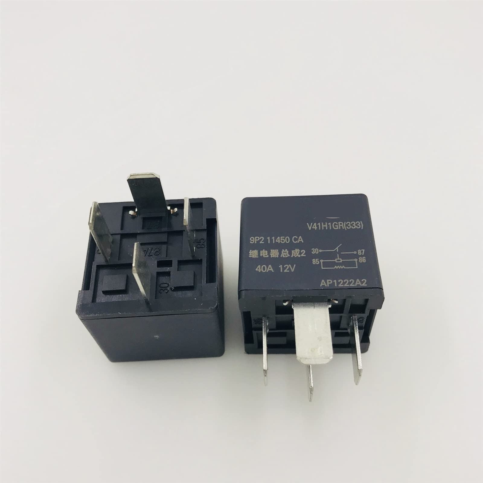 Relais HFV4-024-1H1GR 24V automobile à 4 broches pour circuits électriques