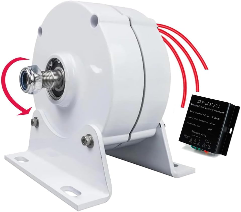 12000W 12V 24V 48V Generators Permanent Magnet for Home Use Low Speed PMG Gearless AC Alternators for DIY Wind Water Turbine