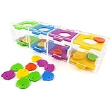 Parrot Intelligence Toy with Color Separation Coin Box for Parrot Macaw African Greys Cockatoo Cockatiel Eclectus Budgie Lovebirds Conures Parakeet Intelligence Training and Interactive Playing