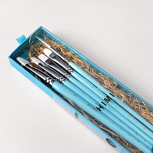 Image of THOOVI - HIMI Little Bird - Brush Set - 5 pcs - Blue