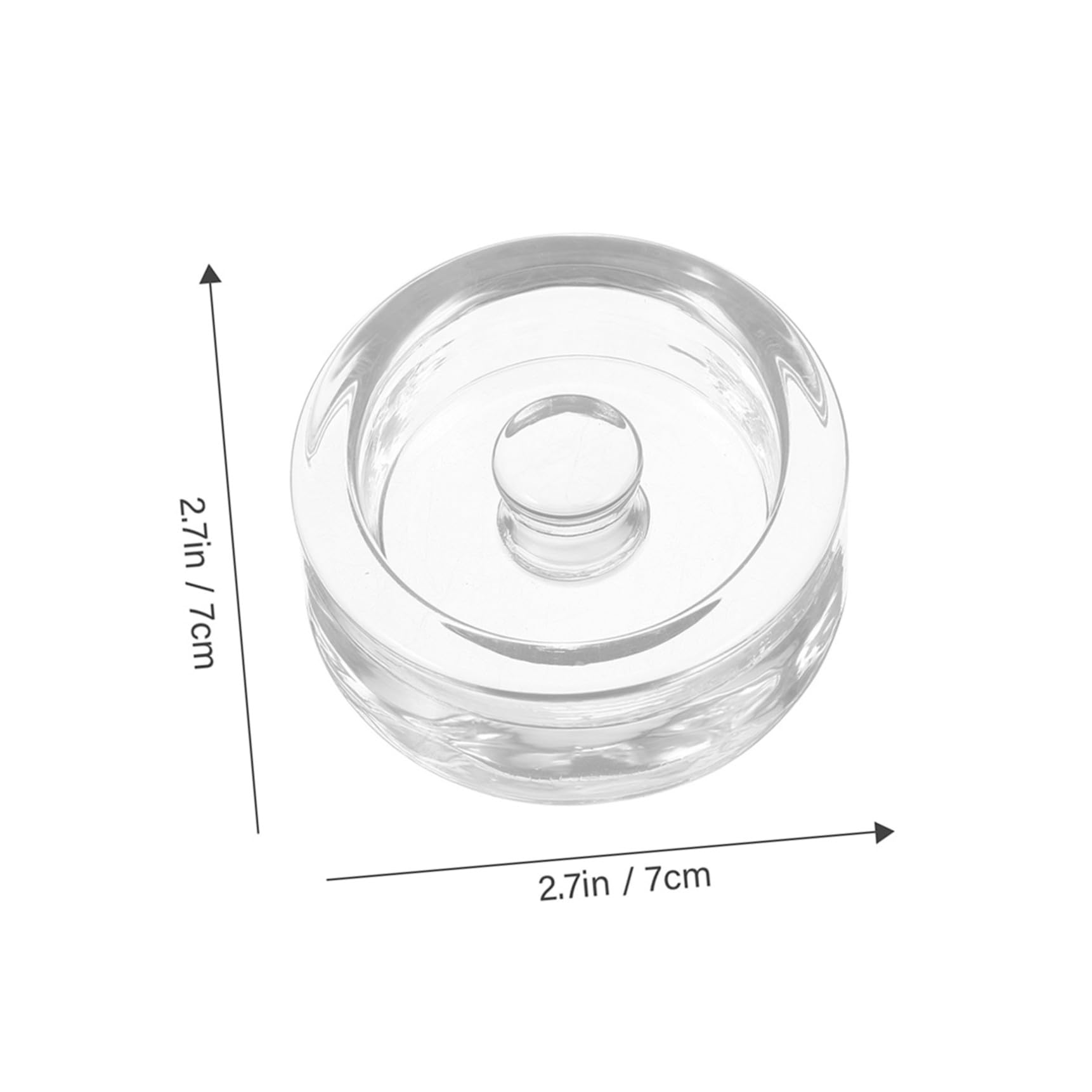 MAGICLULU 2 Piezas Pesas de Fermentación de Vidrio con Mango Fácil de Agarre para Tarros de Boca Ancha de Accesorio Práctico para Frascos de Fermentación y Conservación de Alimentos