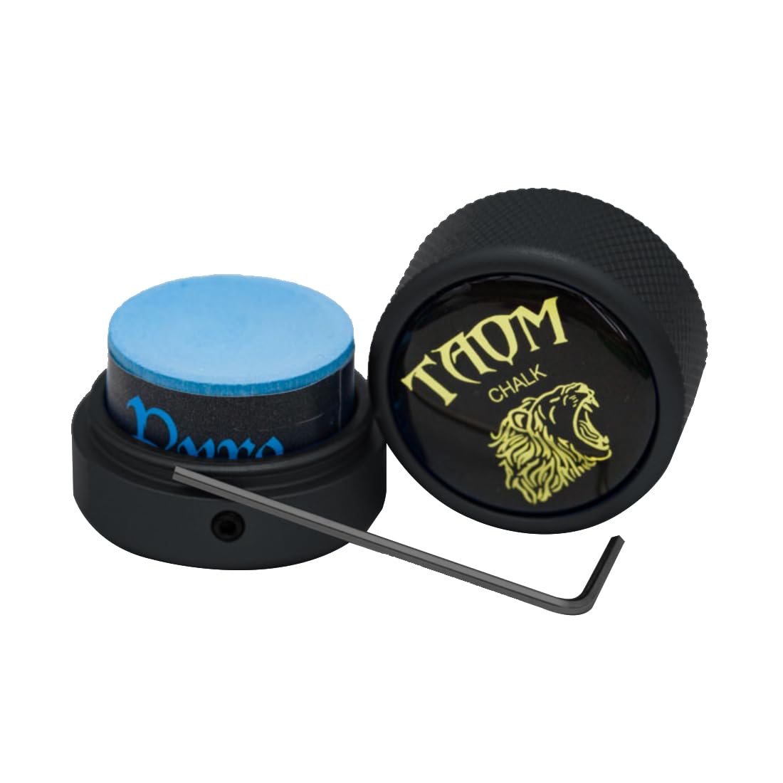 TAOM Pool Chalk Holder Round Shaped Practical Tool Billiards Accessories Magnetic Mini Chalk Tip Case Container Round Box Billiards