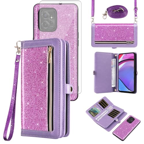 Coque Motorola Moto G Power 5G 2023 avec fermeture éclair pour ne plus perdre vos cartes