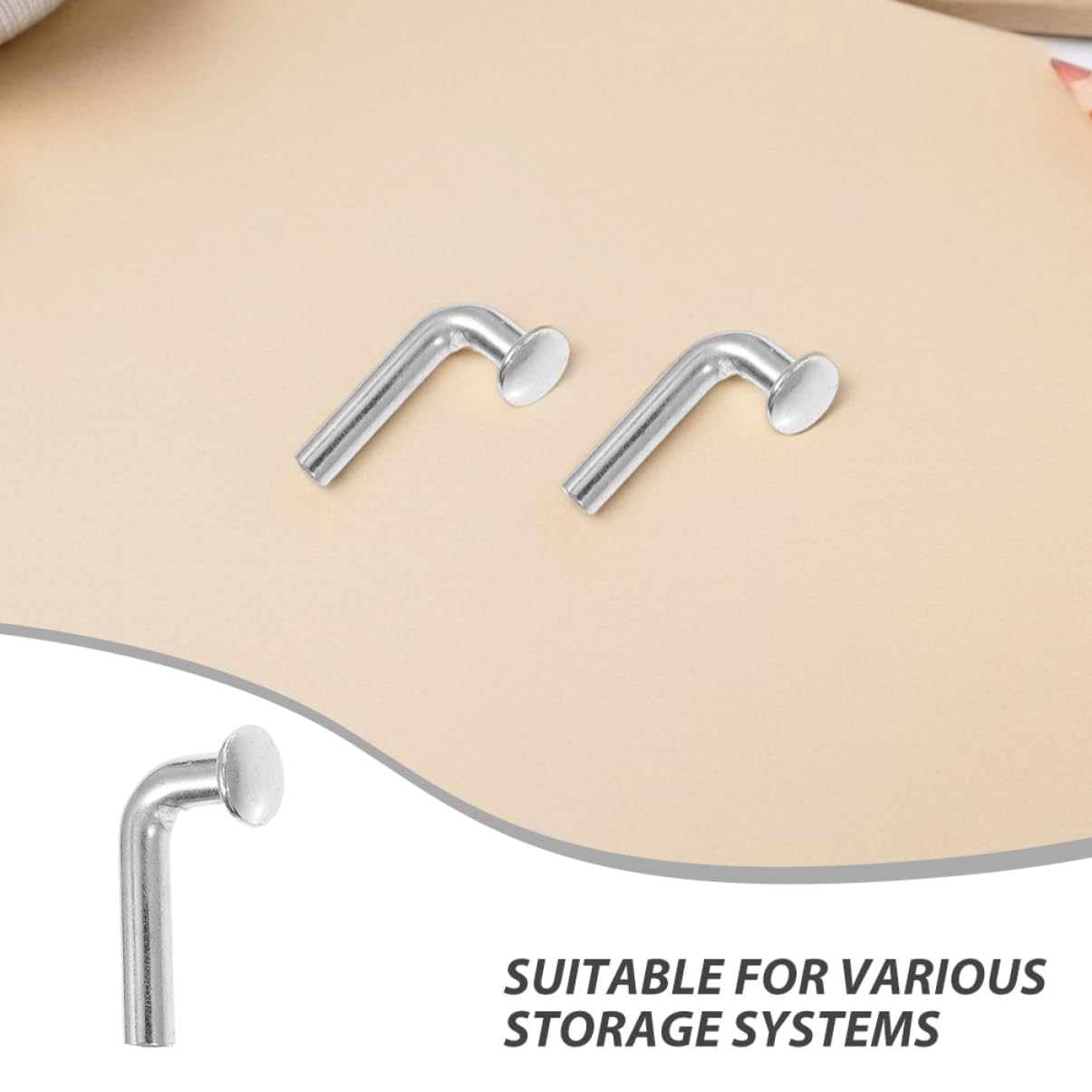 SOLUSTRE 100stücke Sicherungsstifte Aus Eisen Für Palettenregale Verriegelungsbolzen Zur Stabilisierung Von Regalen Und Gestellen Geeignet Für Lagerhallen Heimwerkstätten Und Diy-regale