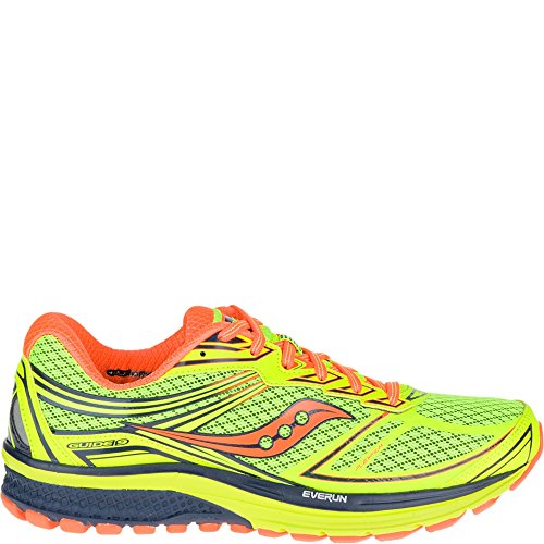 Saucony Guide 9, Zapatillas de Running Hombre, Amarillo (Citron/Orange/Navy), 43 EU