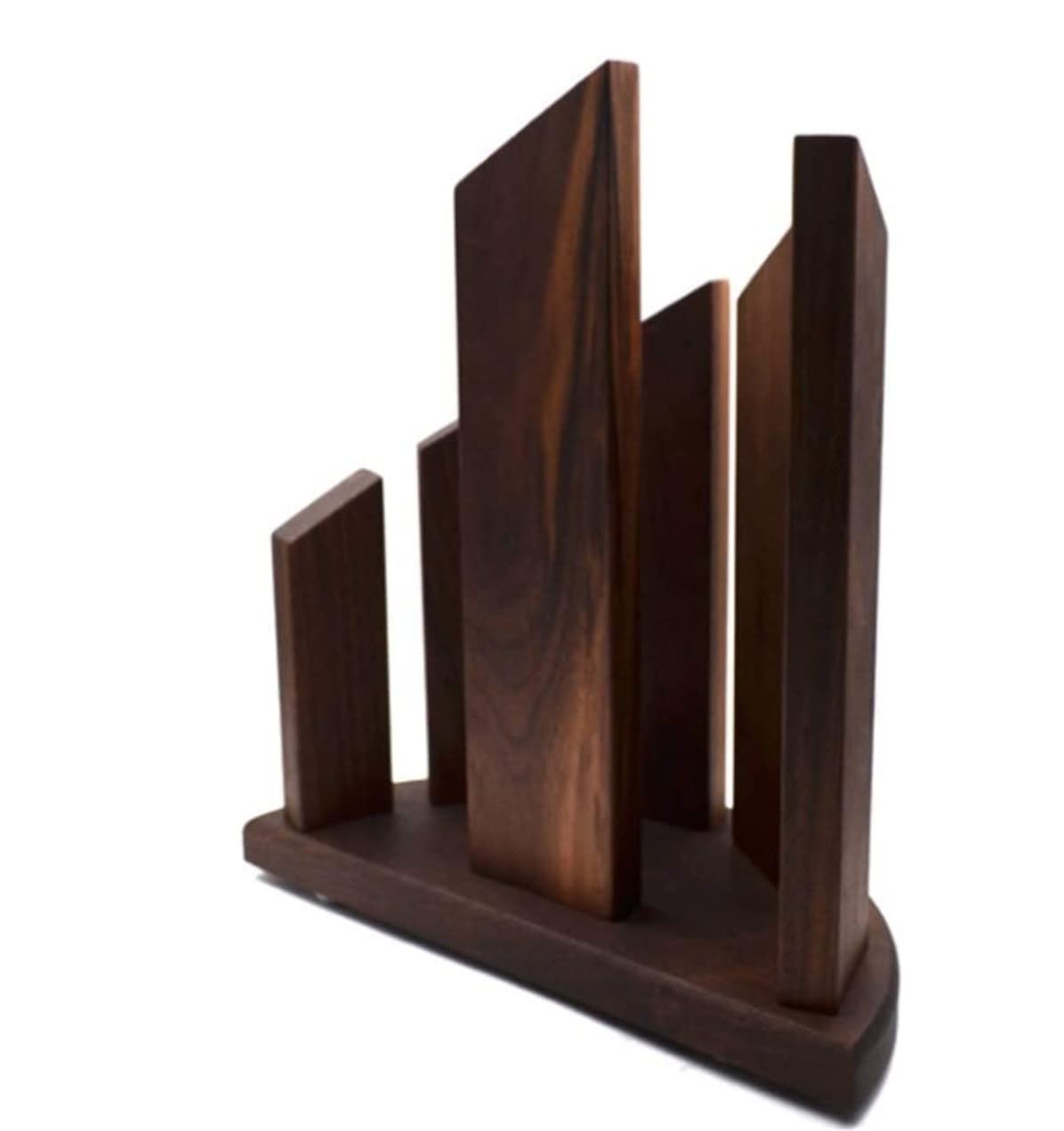 Messerblock ohne Messer Magnetischer Messerhalter Aus Holz Messerblock Küchenaufbewahrung Messerständer Rack Tool Organizer für Küchenmesser