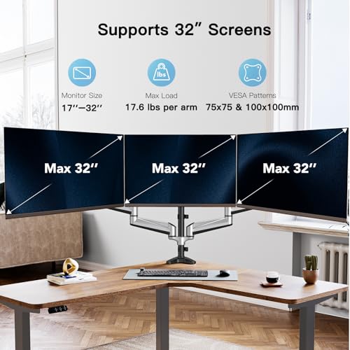 Support de moniteur à ressort à gaz pour soulager le mal de dos