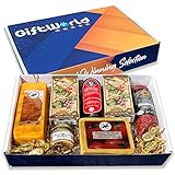 Ultimate Meat and Cheese Gift Basket, Summer Sausage, Salami, Cheese and Crackers, Perfect Gourmet Food Gift Basket - Congratulations, Birthdays, Thinking of you, Business, Sympathy Christmas Gifts