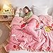 Giplar Couette Mignonne Couverture d'hiver Couette de Velours Couette de Velours de Coiffe en Peluche chaleureuse Cadeau de Coiffe de Coiffe for Fille Super Warm Agneau Bla literie