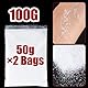 BETESSIN 100g Glitzer zum Basteln Weiß Glitzerpulver Glitter Pulver Glitzer Basteln Glitzerpuder für Nägel Gesicht Kartenbasteln Handwerk Nagelkunst
