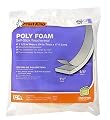 Frost King L344H Poly Foam Self-Stick Weatherseal Tape with Open Cell & Maximum Compression, White 1-1/2in Wide x 1/4in Thick x 17ft Long
