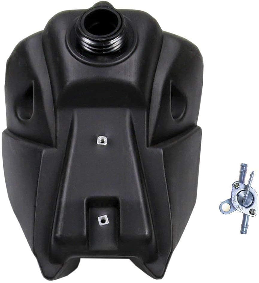 Plastic Fuel Gas Tank With Petcock For KLX110 KX65 DRZ110 Suzuki KLX KX DRZ 65 110
