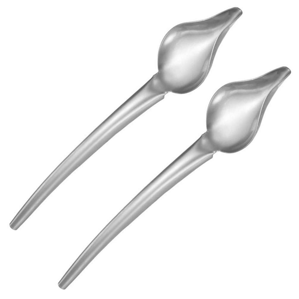 Cabilock 2pezzi Cucchiai Acciaio Inox Filtro per Cioccolato