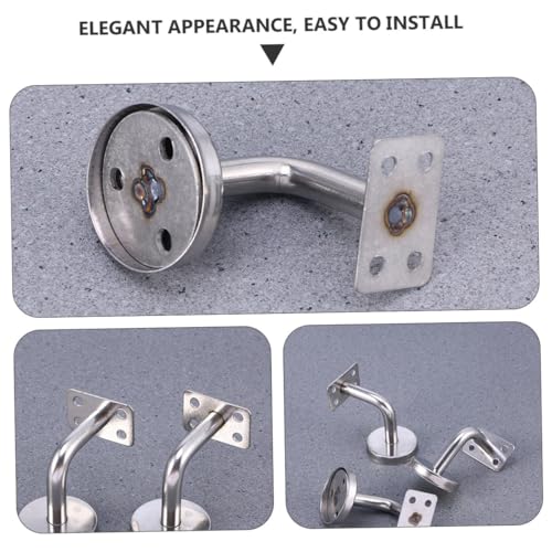 Soporte de pasamanos de acero inoxidable para pared de pasillo 2