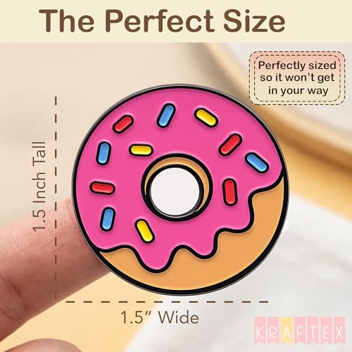 Image of Kraftex Magnetic Needle Minder. Needleminder for Embroidery & Sewing. Cute Needlepoint Accessories. Magnetic Needle Holder for Cross Stitch. Cute Magnet Pin Gift