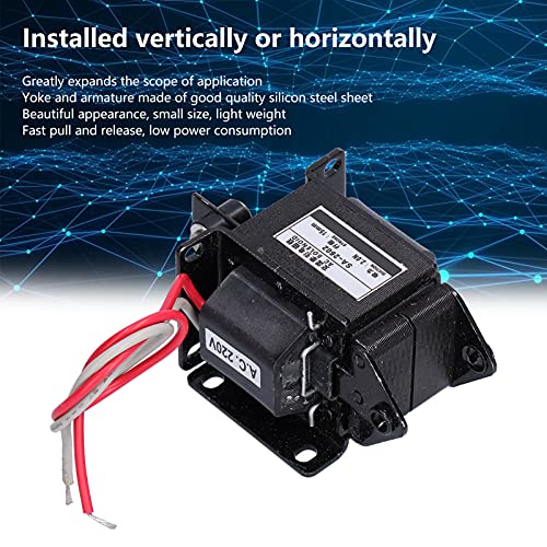 Push Pull Eletromagnet Tração Solenóide 2.0n, 15 Mm AC220V SA-2602 para Sistemas e Mecanismos de Aut