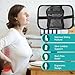 Samyoung Mesh Back Lumbar Support, Back Support Seat Cushion with Breathable Mesh for Office Chairs Car 12” x 16”
