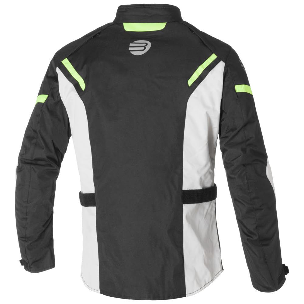Giacca Moto PRO RIDER CE Certificata, Tessuto ad Alta Tenacità, Protezioni CE e Fodera Termica Removibile, Diversi Colori Disponibili