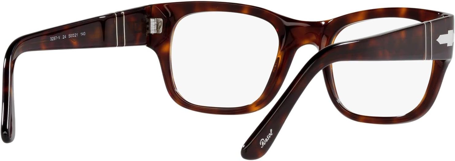 Persol Unisex Po3297v Rectangular Prescription Eyewear Frames