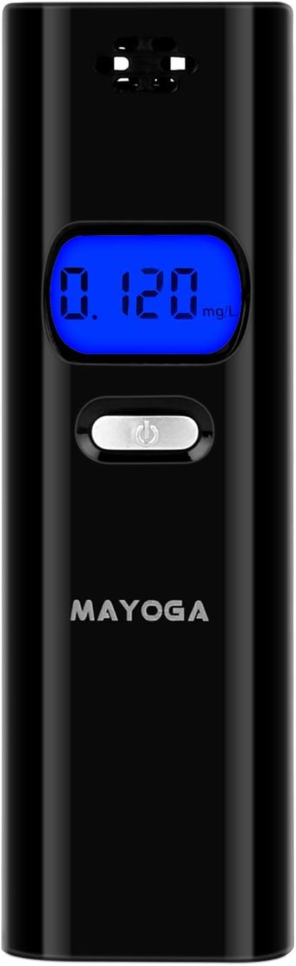 Amazon アルコールチェッカー 半導体式センサー Mayoga Lcd液晶 軽量 コンパクト 車 即納 アラーム機能付き 飲み過ぎ管理 忘年会 新年会 飲み会 パーティー 運送業 日本語取扱説明書付き ホワイト Mayoga アルコールチェッカー ブレスチェッカー