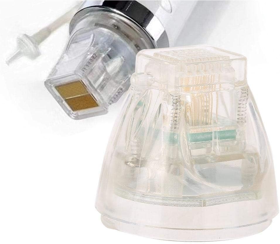 Disposable Micro Needle, Gold Cartridge Nano/10/25/64 Pins RF Wrinkles Removal Beauty Machine Accessory for Forehead/Face/Jaw/Neck/Acne/Marks(25P)