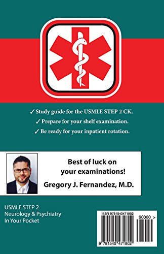 USMLE STEP 2 CK Neurology and Psychiatry In Your Pocket: Neurology and Psychiatry In Your Pocket: 1