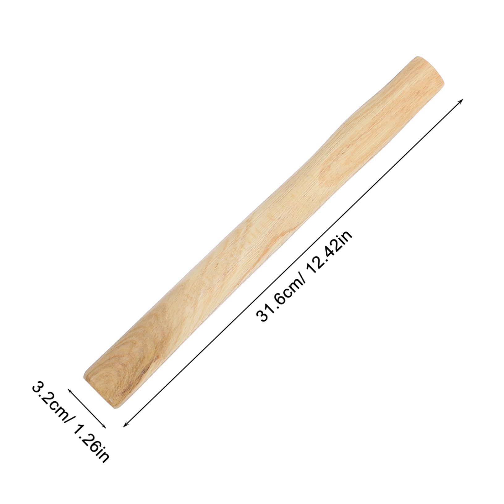 LIFKICH Replacement Hammer Handle Wooden Stick for Hammer Masonry Tool Handle Wood Grip Easy Install