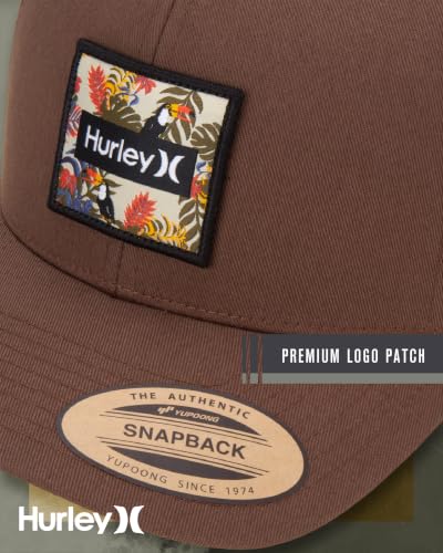 Image of Hurley Men's Caps - Fairway Trucker Mesh Baseball Cap - Snap Back Hats for Men
