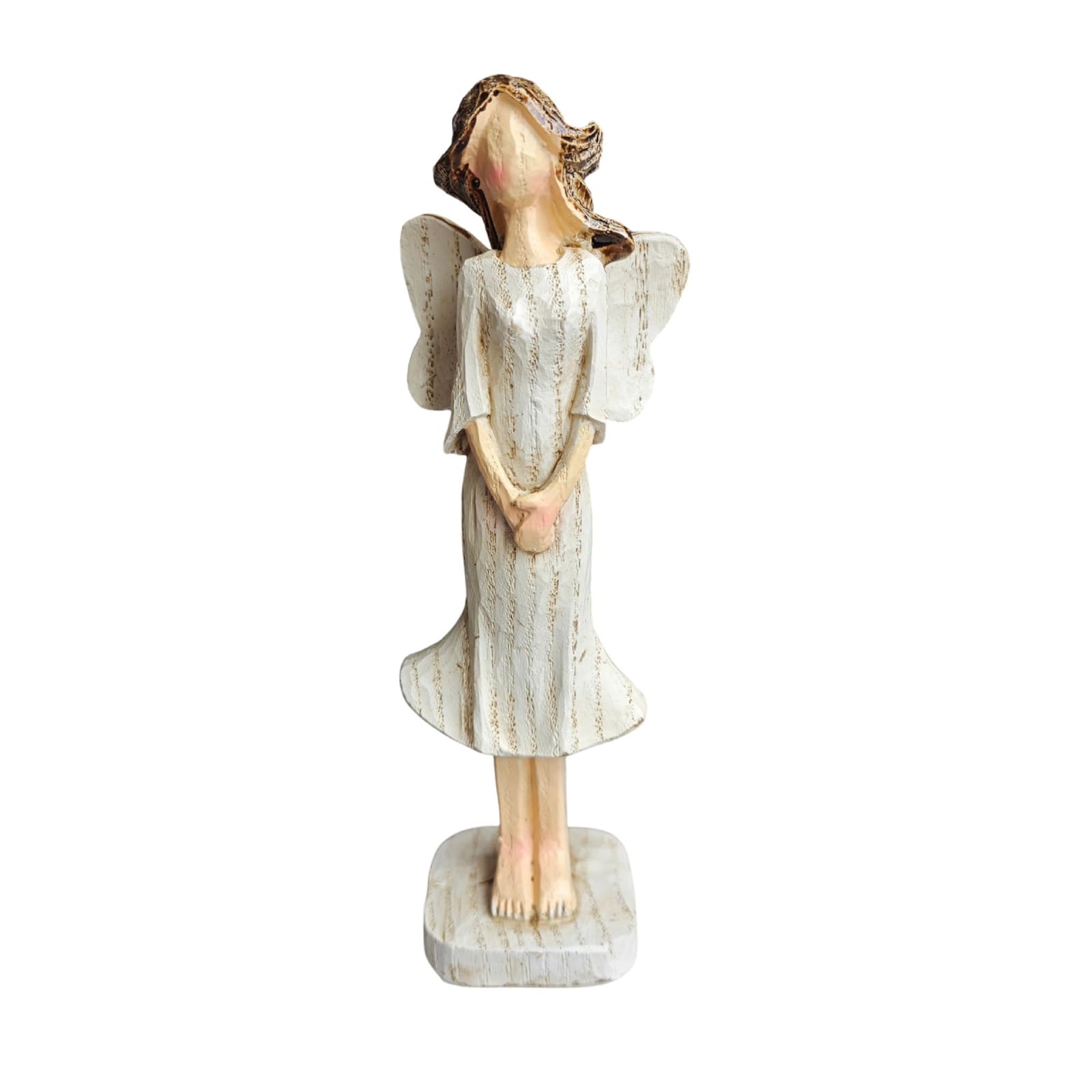 Décoration de Noël figurine d'ange gardien en résine pour salon