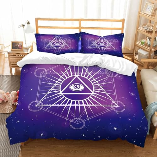 Housse de couette Œil de la Providence lit king size 228x264cm - 3
